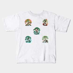 Bonsai tree pack (2) Kids T-Shirt